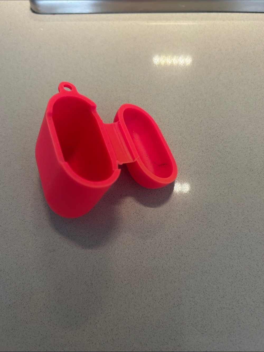 Pink Silicone Earbud Charging Case Cover for True Wireless Earbuds